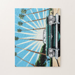 Corvair Pop Art Handflatan Träd Pussel