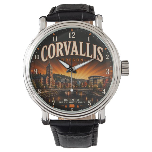 Corvallis Oregon Armbandsur (Framsida)