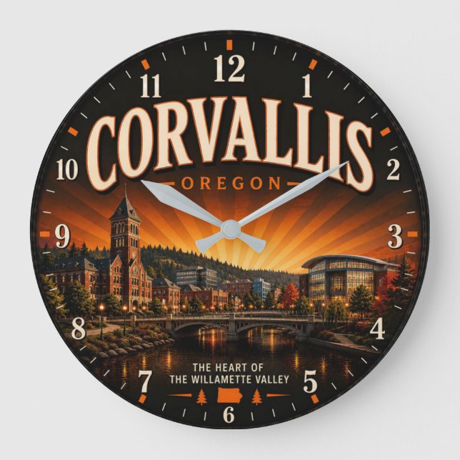 Corvallis Oregon Stor Klocka (Framsida)