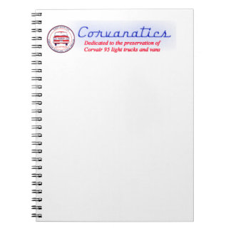 Corvanatics journal anteckningsbok