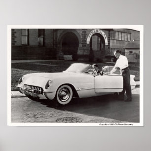 Corvette 1953 poster