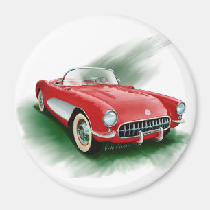 Corvette 1957 magnet