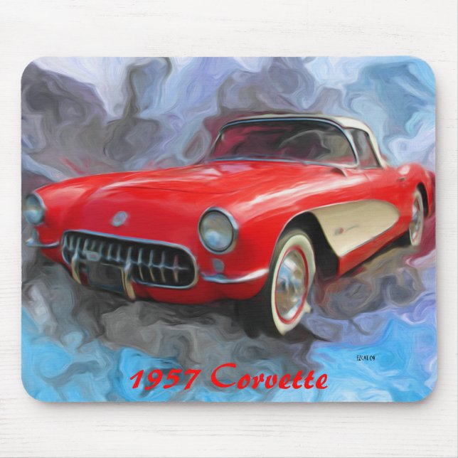 Corvette 1957 musmatta (Framsidan)
