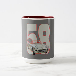 Corvette 1958 Två-Tonad mugg