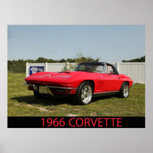 Corvette 1966 poster
