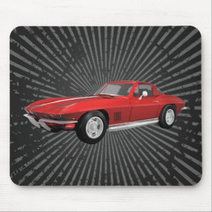 Corvette 1967: Sportbil: Rött fullföljande: Musmatta