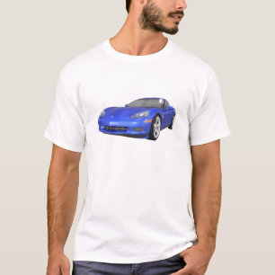 Corvette 2008: Sportbil: Blåttfullföljande: Tee Shirt
