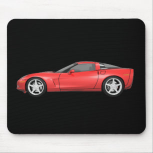 Corvette 2008: Sportbil: Rött fullföljande: Musmatta