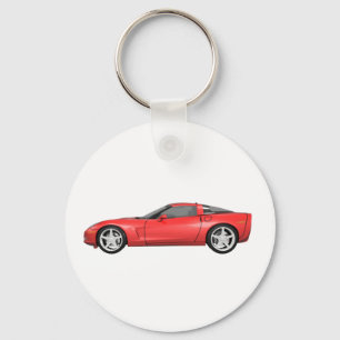 Corvette 2008: Sportbil: Rött fullföljande: Nyckelring