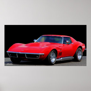 CORVETTE: AMERIKANSPORTBILEN POSTER