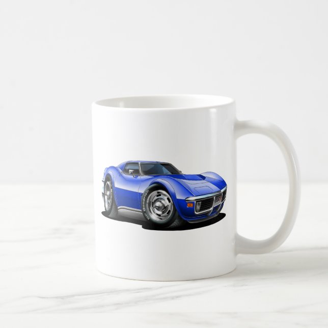 Corvette blåttbil 1968-72 kaffemugg (Höger)