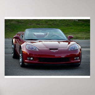 Corvette C6 storslagen sportcabriolet Poster