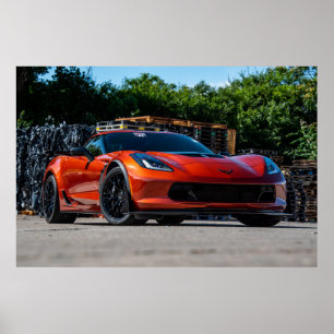 Corvette C7 Z06 Poster