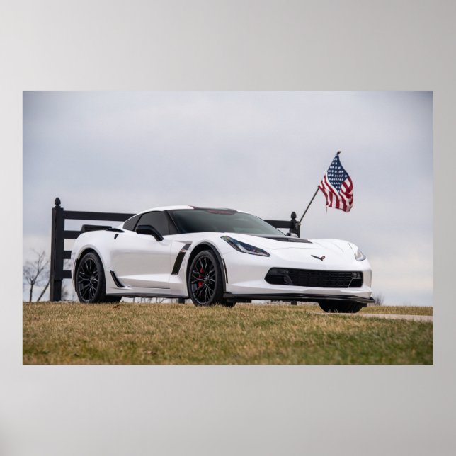 Corvette C7 Z06 Poster (Framsidan)