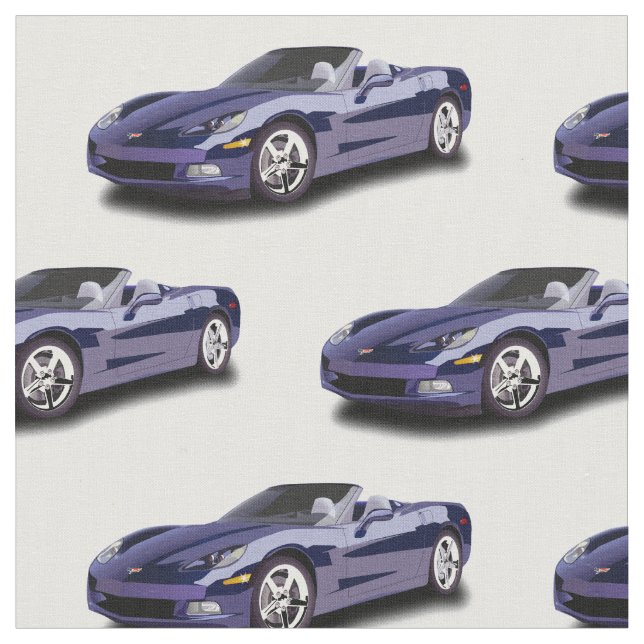 Corvette cabriolettyg tyg (Närbild)