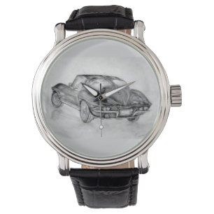 corvette corvettes, klassiker, klassikerbil, armbandsur