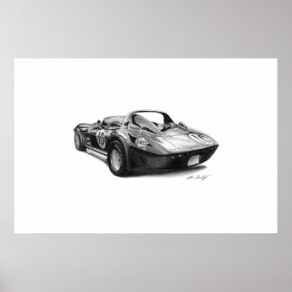 Corvette Grand Sport Poster