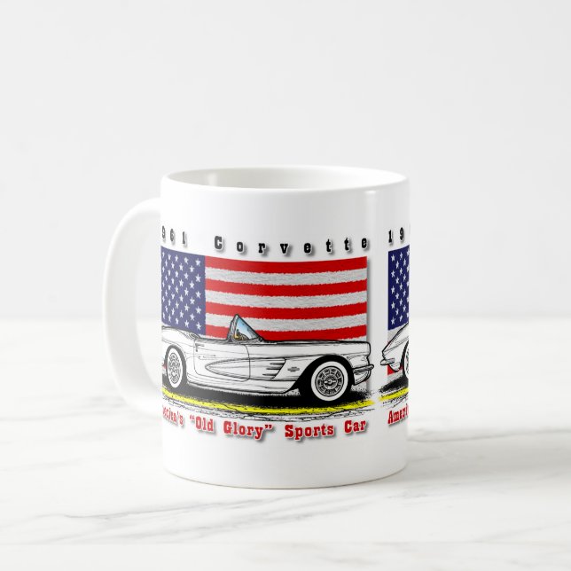 Corvette kaffemugg 1961 (Framsida vänster)