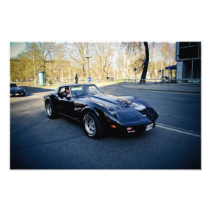Corvette klassiker 1979 Sportscar Fototryck