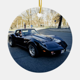 Corvette klassiker 1979 Sportscar Julgransprydnad Keramik