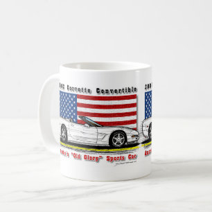 Corvette konvertibel kaffemugg 2002