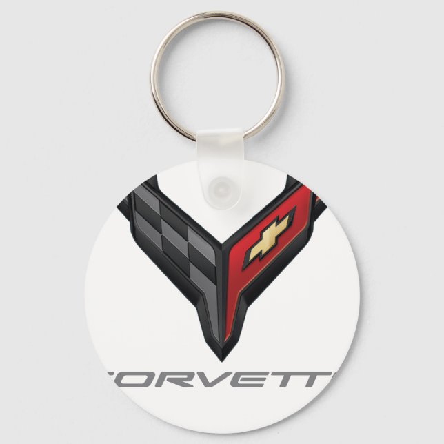 corvette logotyp 3 nyckelring (Framsida)