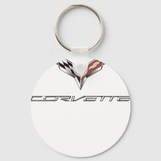 corvette-logotyp nyckelring (Framsida)