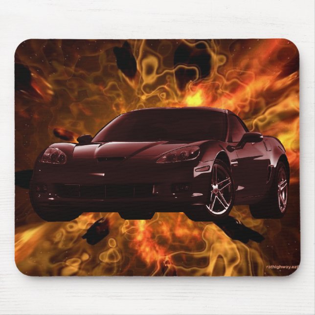 Corvette Mousepad Musmatta (Framsidan)