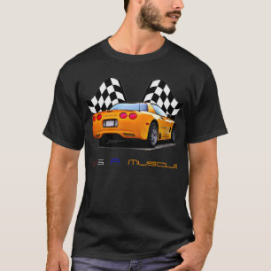 Corvette muskel t shirt