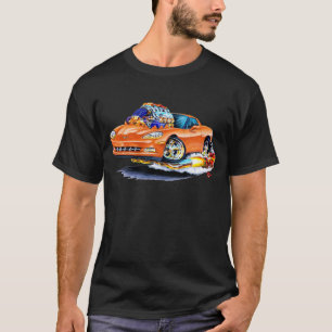 Corvette orangebil 2005-10 tee shirt