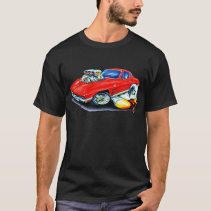 Corvette röd bil 1963-64 t-shirt