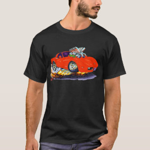 Corvette röd bil 1977-79 t-shirt