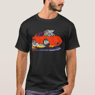 Corvette röd bil 1977-79 t-shirt