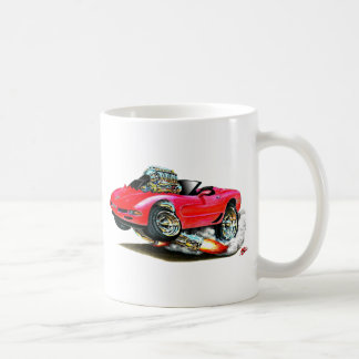 Corvette röd cabriolet 1998-2004 kaffemugg