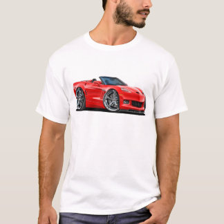 Corvette röd cabriolet 2010-12 t-shirt