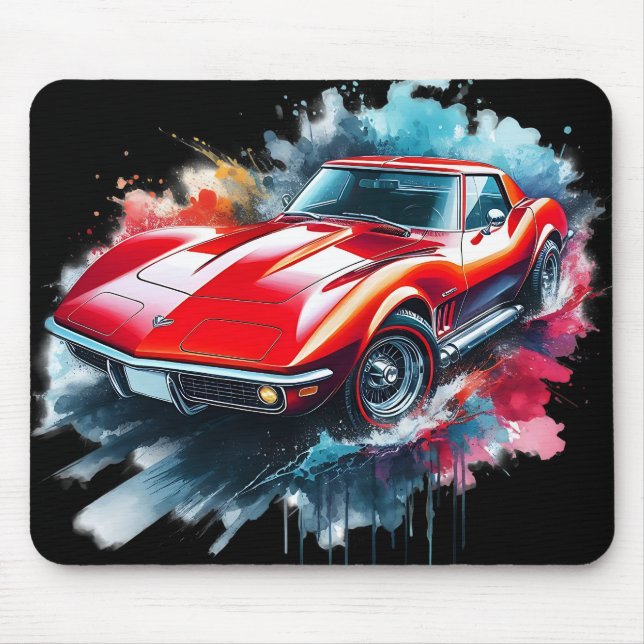 Corvette Singray Mouse Pad Musmatta (Framsidan)