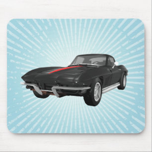 Corvette sportbil 1967: Svart fullföljande: Musmatta