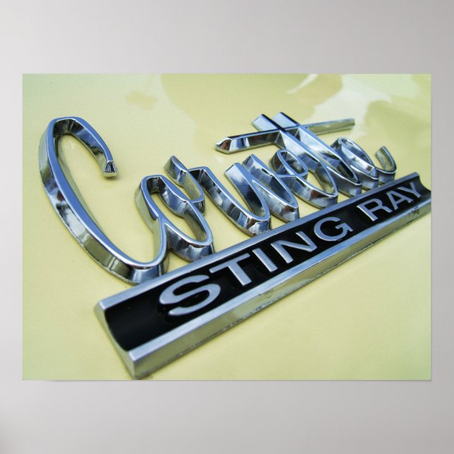 Corvette Sting Ray Poster (Framsidan)