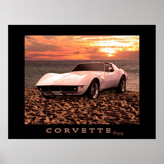 Corvette Stingray poster (Framsidan)