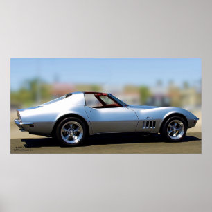 CORVETTE STINGRAYAFFISCH POSTER