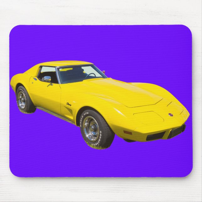 Corvette Stingraysportbil 1975 Musmatta (Framsidan)