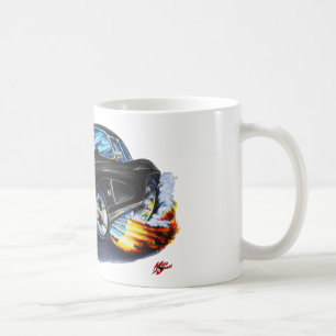 Corvette svart bil 1962 kaffemugg