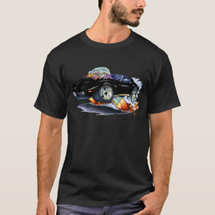Corvette svart bil 1973-76 t shirt