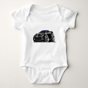 Corvette svart bil 2005-09 t shirt