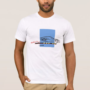 Corvette tävlings- T skjorta T-shirt
