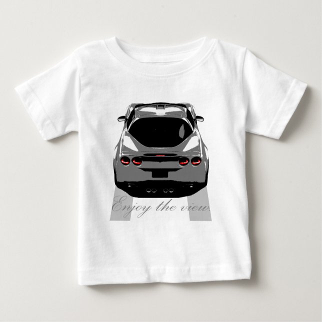 Corvette "tycker om beskåda. ", t-shirt (Framsida)