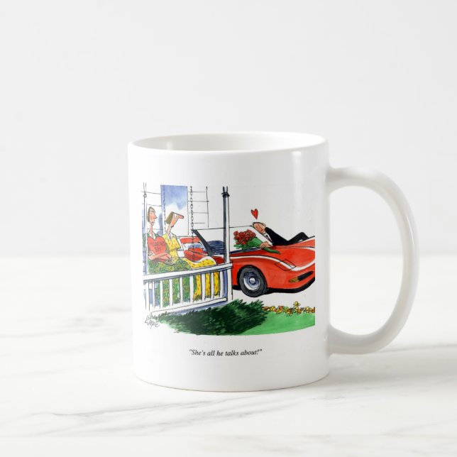 Corvette valentines kaffemugg (Höger)