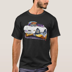 Corvette vitbil 1980-82 t-shirt