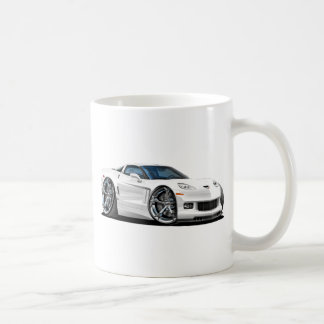 Corvette vitbil 2010-12 kaffemugg