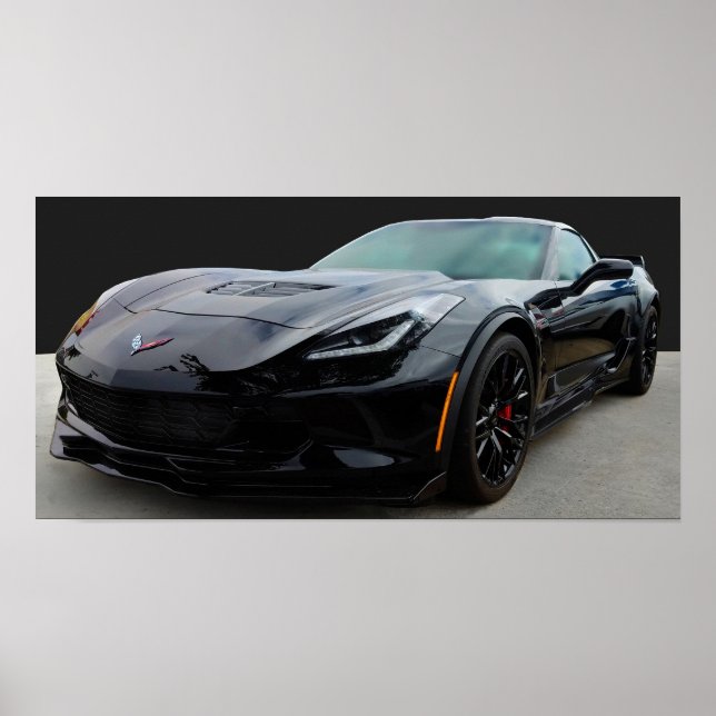 CORVETTE ZO6 2017 POSTER (Framsidan)